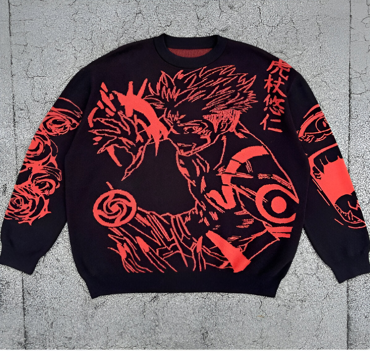 Jujutsu Kaisen Ryomen Sukuna Knit Sweater